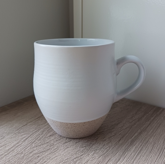 Minimalist Half Glaze Stoneware Mug - Picture 2 of 7